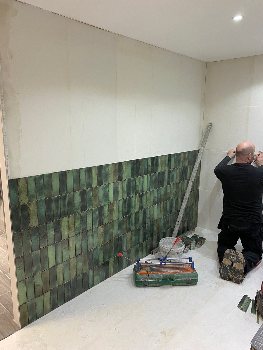 Making progress…. 💚

#bathroomshowroom #bathroomdisplay #newdisplay #comingsoon