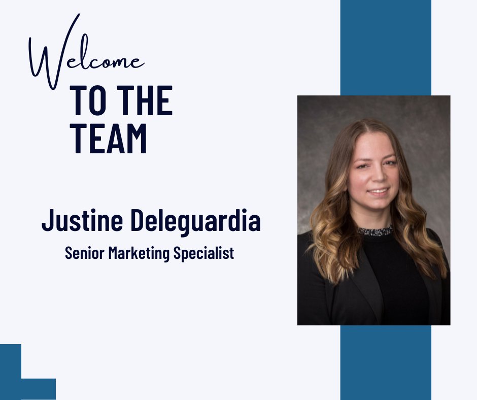TeamDeJoy's tweet photo. Meet the newest addition to #TeamDKB, Justine Deleguardia. Justine is our Senior Marketing Specialist. Justine brings experience working in event planning, graphic design and business development to the team. We're so happy you joined us! #accounting #newhirespotlight #welcome https://t.co/w8CM27eyLs