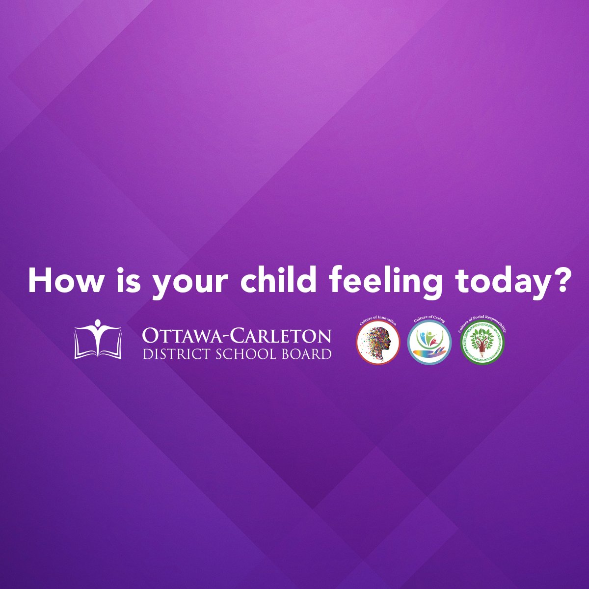 This cold and flu season, remember to screen for COVID-19 and other respiratory viruses before attending school or an OCDSB EarlyON Child and Family Centre. 

To use the updated screening tool, visit ow.ly/CyXY50Lzaec