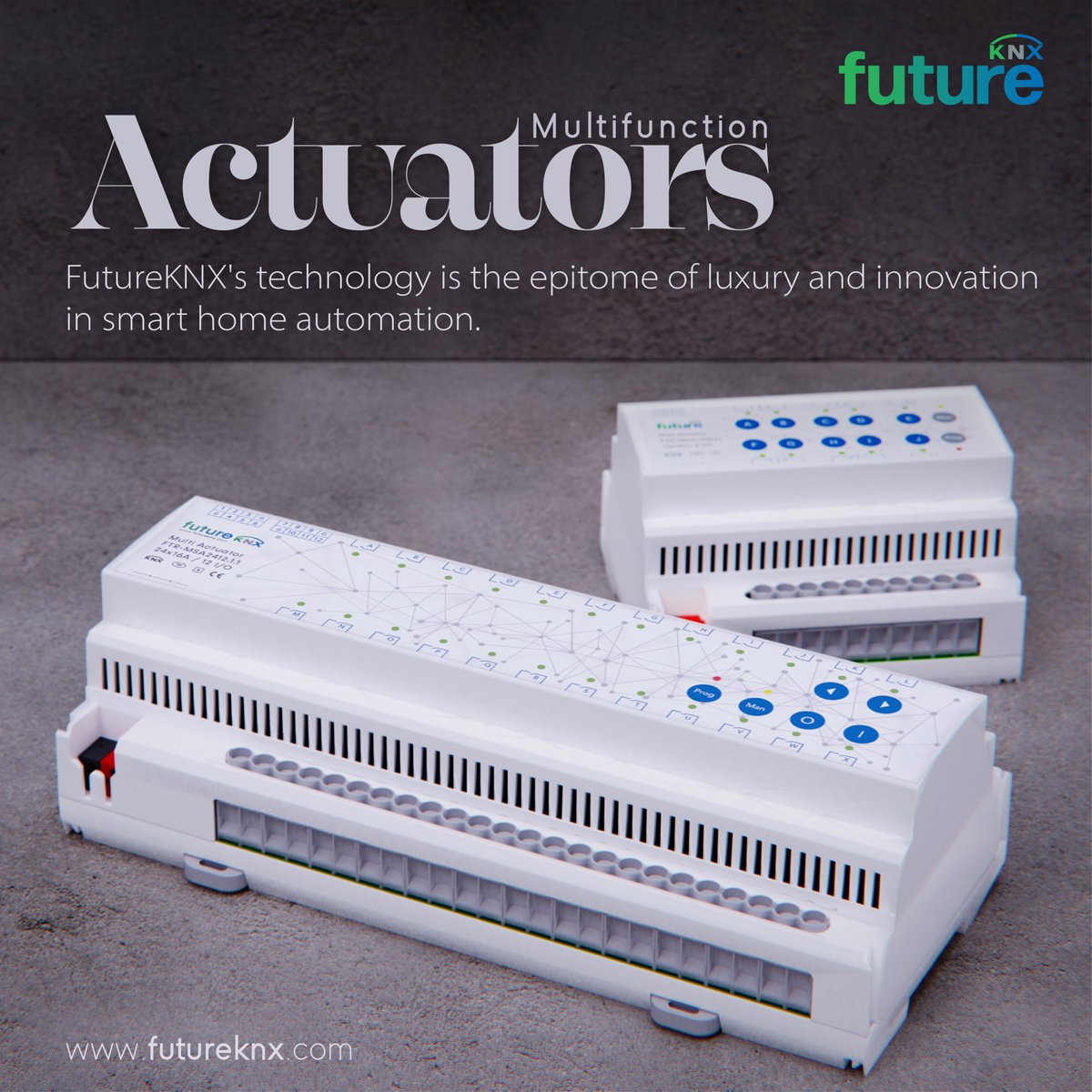 FutureKnx's tweet photo. FutureKNX technology is the epitome of luxury and innovation in smart life system.

#futureknx #smarthome #smartlife #knx #actuator #knxassociation #smartbuilding #aypro #automation #technology #luxury #innovation https://t.co/TdtJocJpt5