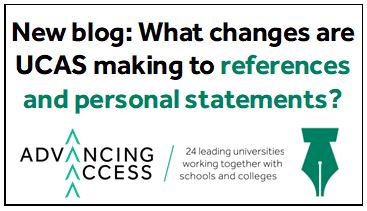 AdvancingAccess's tweet photo. Changes are coming for UCAS references and personal statements! Understand the latest from @ucas_online by reading our most recent blog, written by @Paul_Ed_Martin from Advancing Access.
https://t.co/L6pDvvo9Pn https://t.co/edckzt7Fdk