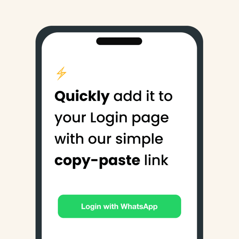 otpless's tweet photo. Add “WhatsApp Login” button to your app or website in just 2 minutes 🕑
Free forever. Unlimited users. https://t.co/byj8Tltti0