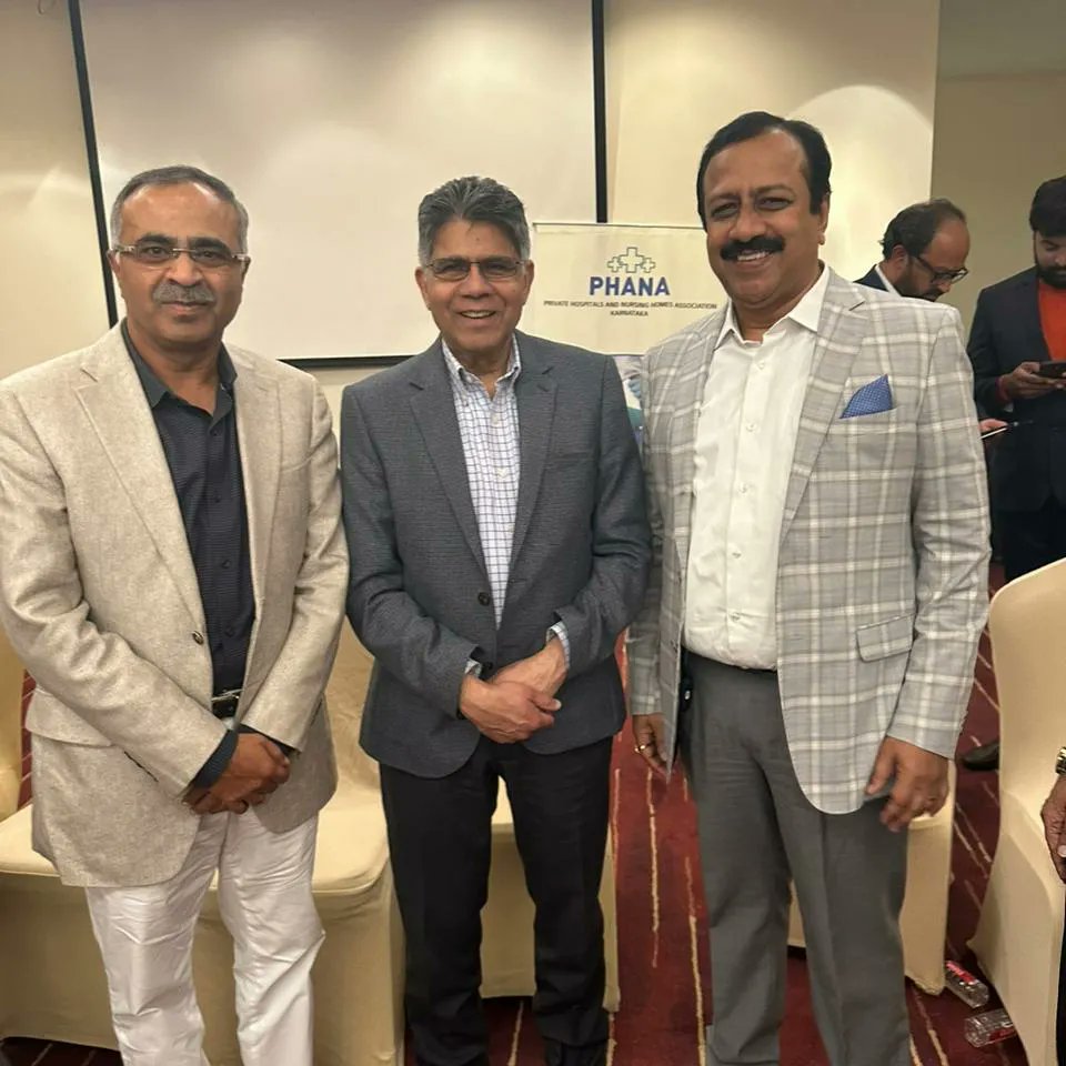 phanakarnataka's tweet photo. The healthcare services are undergoing rapid changes and it is pertinent to have a visionary leadership in the private segment.  #FrediDSouza provided the much required out of the box thought for  #LeadershipForTheEmergingFuture.

#PHANAKarnataka takes the lead on the subject. https://t.co/hShdXkk7HP