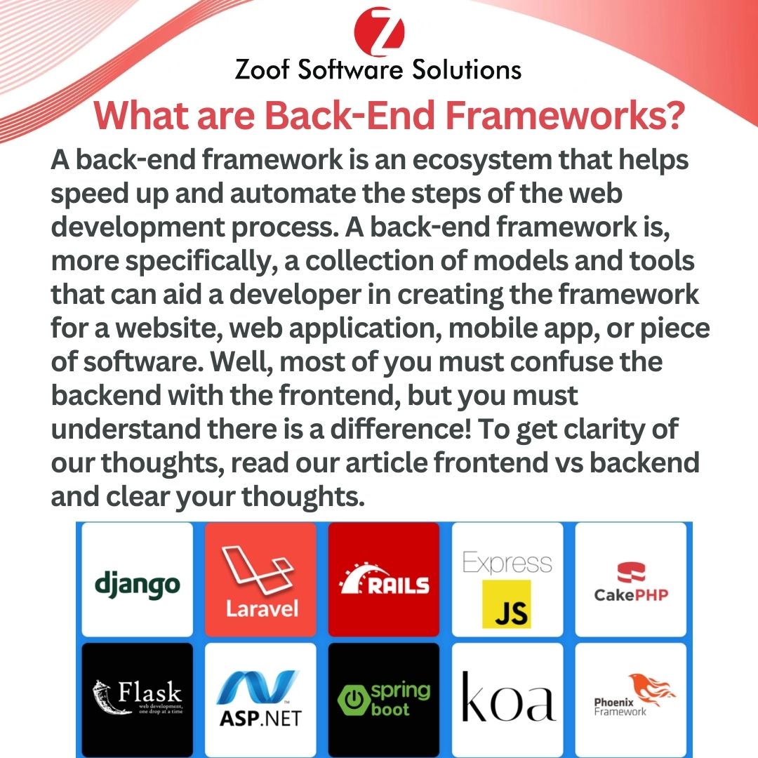 ZoofInc's tweet image. Complete guide to back-end framework for 2023
The highlights of the most significant backend frameworks influencing the industry now and into 2023 are listed below.
.
#backenddeveloper #backendframework #database #algorithms #programs #software #backendwebdevelopment #ExpressJS