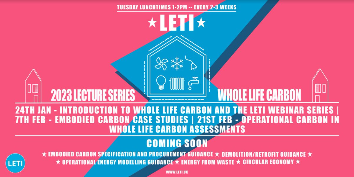 LETI_UK's tweet photo. The first in our #WholeLifeCarbon webinar series starts tomorrow! 

Due to popular demand, this event is now fully booked out. If you missed out on this event, a full recording will be available to view.

https://t.co/zbGb9rMAOm

#WLCWebinar #LETI #LETIUK #NetZero https://t.co/MpyZDjvM2X