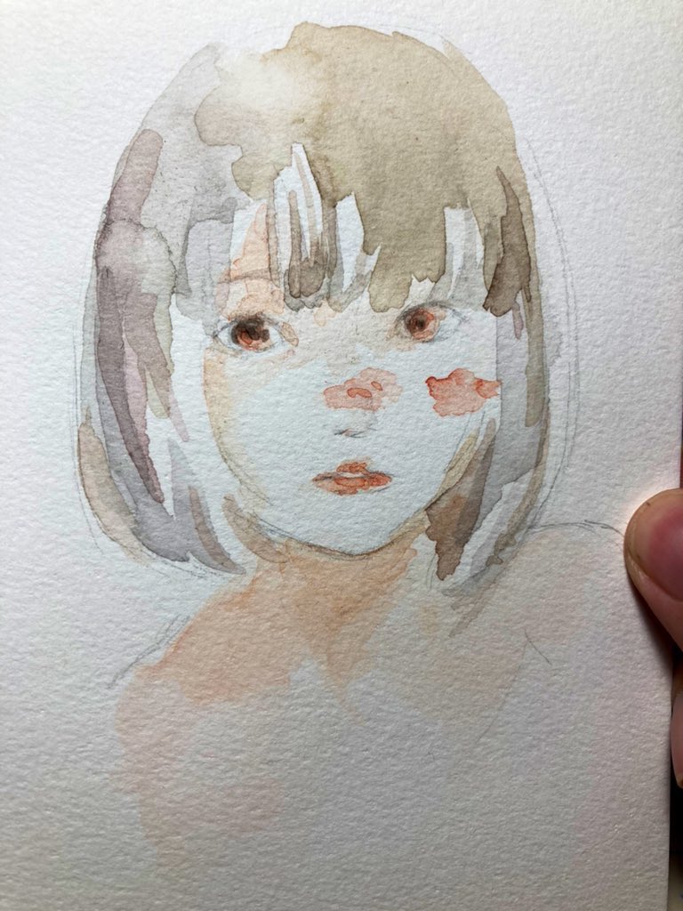 「おれのアナログ絵もみて 」|かざあなのイラスト