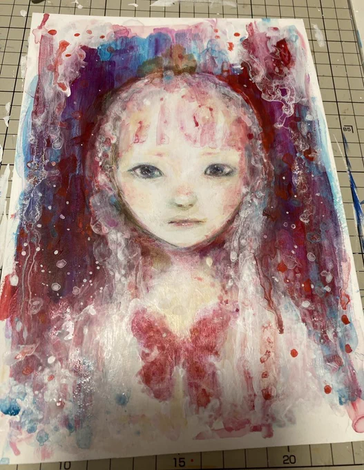 おれのアナログ絵もみて 