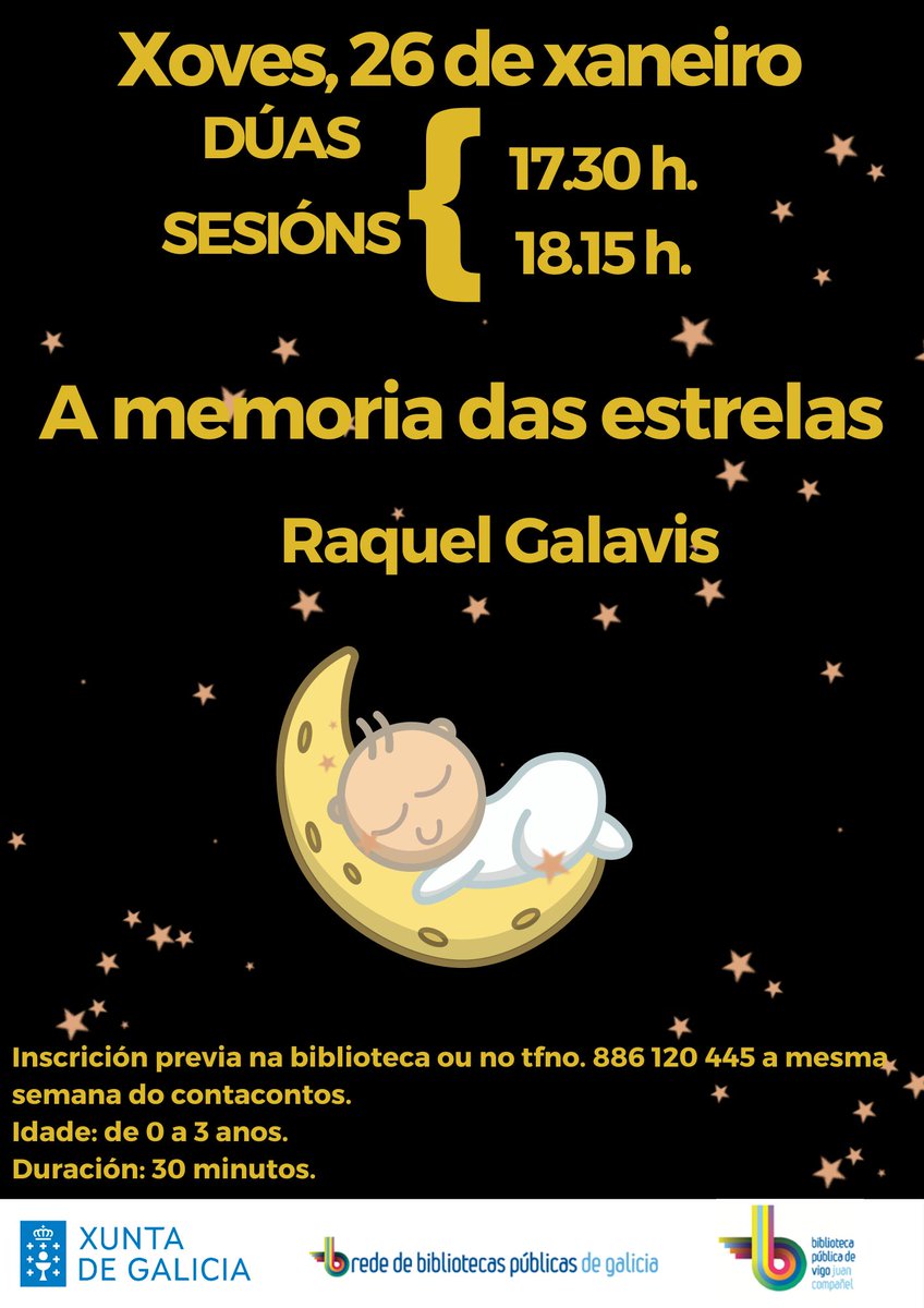 bibliotecavigo's tweet photo. #cultura #actividades #bebés #pequenos #pequenas
A semana preséntase fascinante e divertida con estrelas, raposos e corvos. O xoves cos para bebés e o sábado en inglés para maiores de 4 anos. Bulide que voan! 👶🦊🌟 https://t.co/QseUIHgpjb