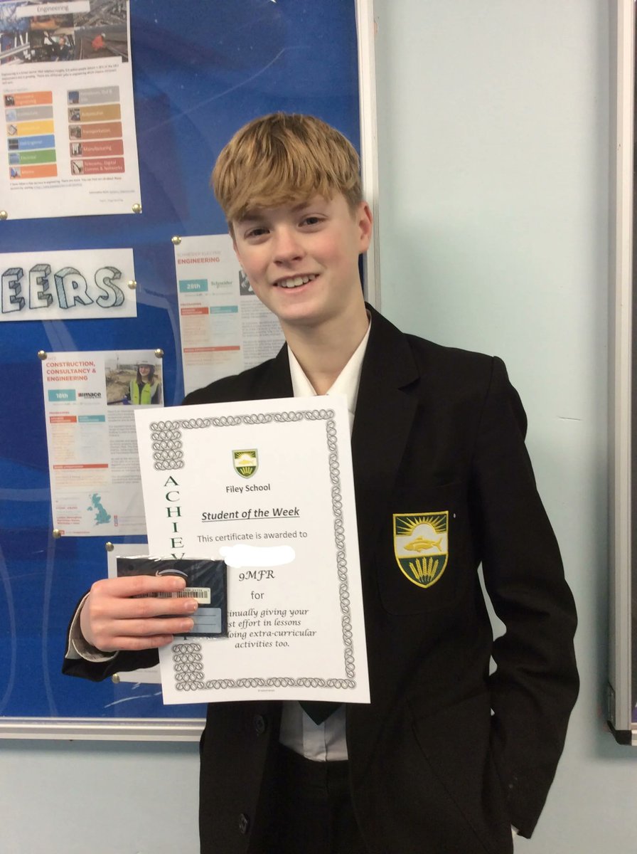 Congratulations to our latest winners of the 'Student of the week' award and a £10 Amazon voucher each.