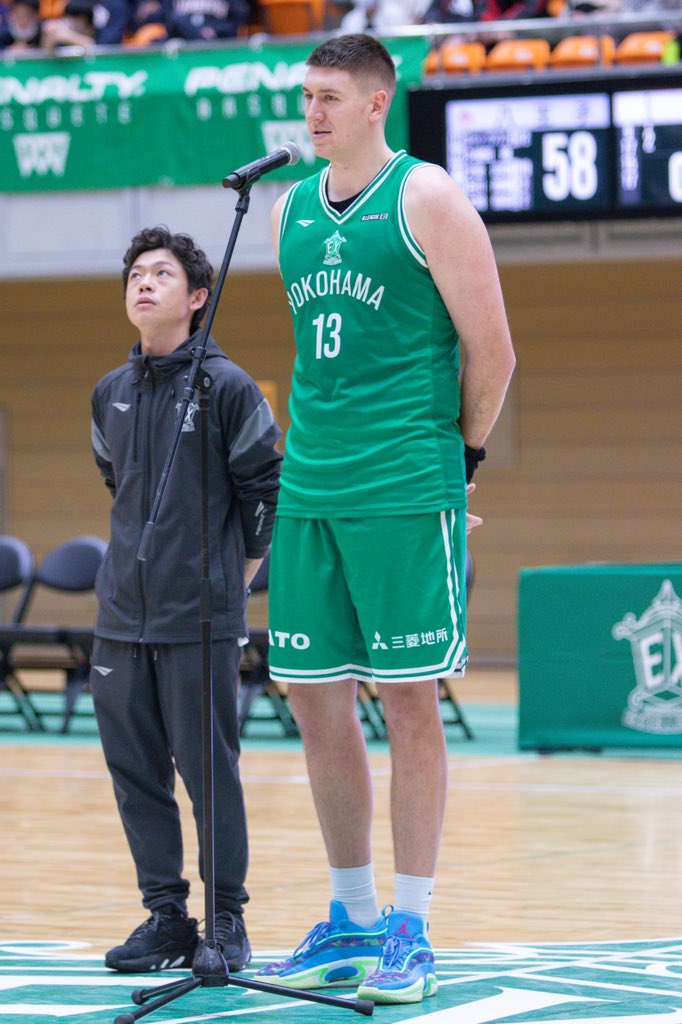 toshipanic's tweet photo. 2023.1.21 横浜エクセレンス vs 八王子ビートレインズ in トッケイセキュリティ平塚総合体育館　コートサイド1列目より

ライアン・ステファン選手　その4

#横浜エクセレンス
#ライアン・ステファン
#RyanStephan
#canon7dmarkii https://t.co/H6gzqLJwe0