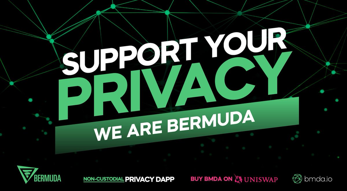 I think $BMDA chart looks sexy asf me 

Check it , dont rek it 

@BermudaEth is #PRIVACY 
#WeAreBermuda