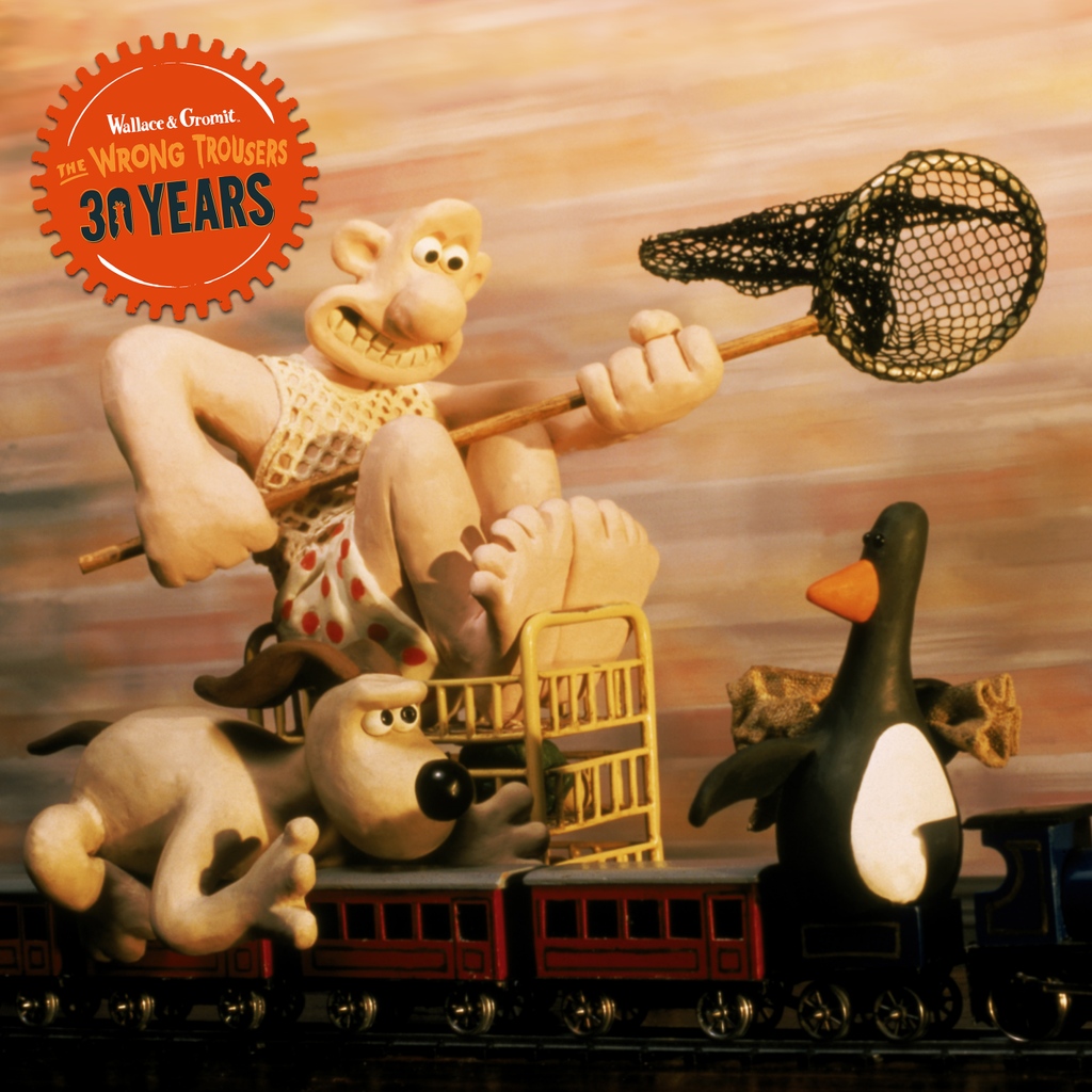 aardman's tweet image. We're excited to announce our plans to mark 30 years of Wallace &amp;amp; Gromit: The Wrong Trousers!

Find out how we'll be celebrating: aard.mn/TWT30

#WrongTrousersAt30
