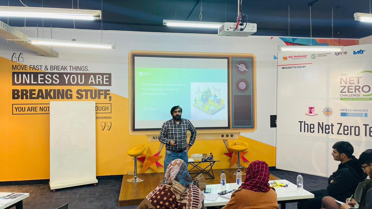 saminarizwan12's tweet image. The #NetZero Tech Camp Challenge has begun! @CodeforPakistan joined @nic_peshawar to guide competing Uni teams to innovate for #climatechange.
#codeforpakistan #techcamp2023 #climateaction