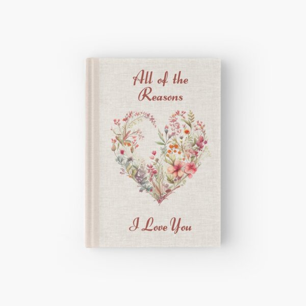 Brdmeadowdesign's tweet photo. All Of The Reasons I Love You-Romantic-Valentines Day-Floral Heart Hardcover Journal by broadmeadow https://t.co/3b6Yhe5BrB #weddinganniversary #ValentinesDay #LoveYou https://t.co/RZefXsOx94