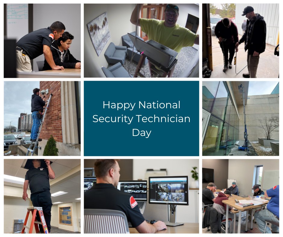 SecurAlarm's tweet image. The Foundation for Advancing Security Talent has announced the first ever NATIONAL SECURITY TECHNICIAN DAY! We&apos;re thrilled to have a more official way to recognize our amazing field team members who:

#NationalSecurityTechnicianDay #fieldtechnicians #technicians #thankyou