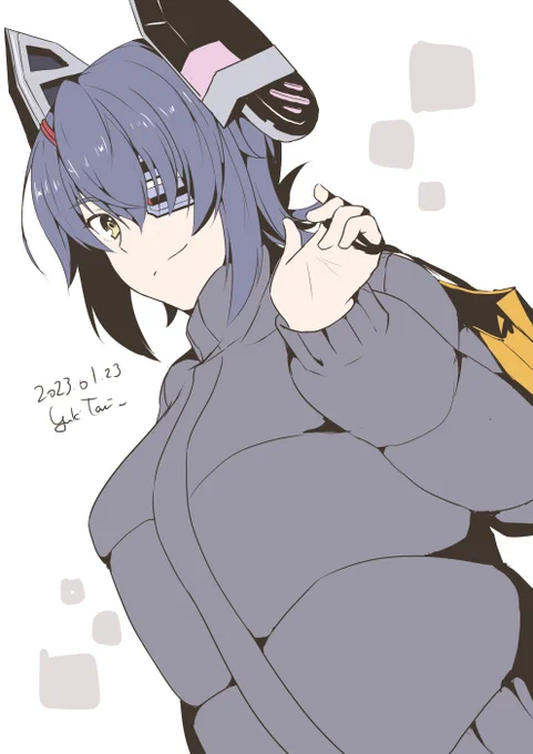 もこもこ#天龍 #艦これ 