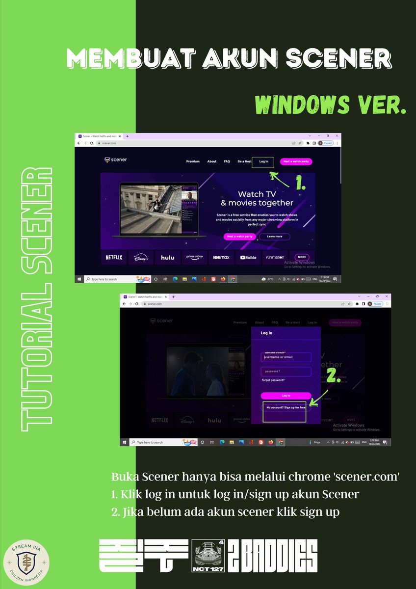 127StreamINA_'s tweet photo. TUTORIAL SCENER

Streaming melalui platform SCENER digunakan untuk meningkatkan penayangan views YouTube seperti RAVE, SCENER hanya dapat diakses menggunakan PC dan melalui chrome atau dapat melalui IOS
Untuk mendaftar melalui link: https://t.co/1onfCjxlFG

TUTORIAL PC VER. https://t.co/iIDp4a0w08