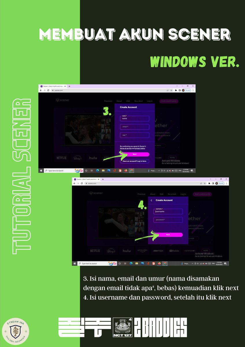 127StreamINA_'s tweet photo. TUTORIAL SCENER

Streaming melalui platform SCENER digunakan untuk meningkatkan penayangan views YouTube seperti RAVE, SCENER hanya dapat diakses menggunakan PC dan melalui chrome atau dapat melalui IOS
Untuk mendaftar melalui link: https://t.co/1onfCjxlFG

TUTORIAL PC VER. https://t.co/iIDp4a0w08