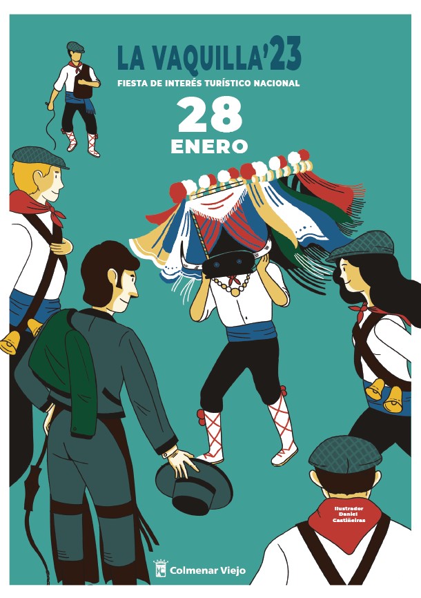 🤠🐂 .#ColmenarViejo celebra su tradicional fiesta de #LaVaquilla este sábado 28 de enero

💥A las 17h dará comienzo el baile de las 23 vaquillas participantes

🏵️Declara de Interés Turístico Nacional desde 1986
🏟️ Graderío para 500 personas

💻colmenarviejo.com/actualidad/417…
