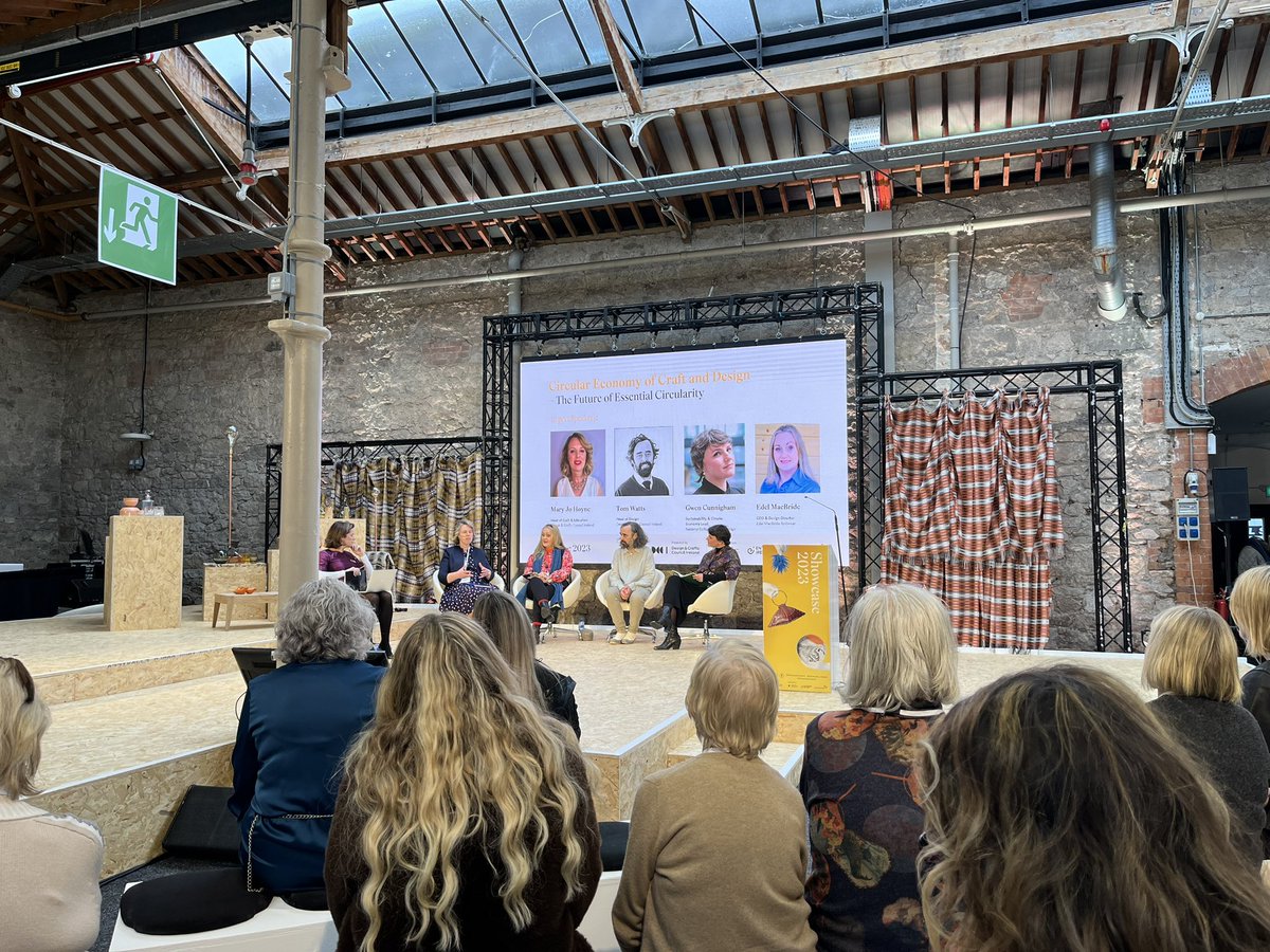 Excellent morning at <a href="/showcaseireland/">Showcase Ireland</a> chatting to members and Irish craft business owners. 

Great to hear about the conversations they’re having with buyers and getting stocked. 

Looking forward to this afternoon! 

Well done to all involved <a href="/Entirl/">Enterprise Ireland</a> <a href="/DCCIreland/">Design & Crafts Council Ireland</a> <a href="/Loc_Enterprise/">LocalEnterprise.ie</a>