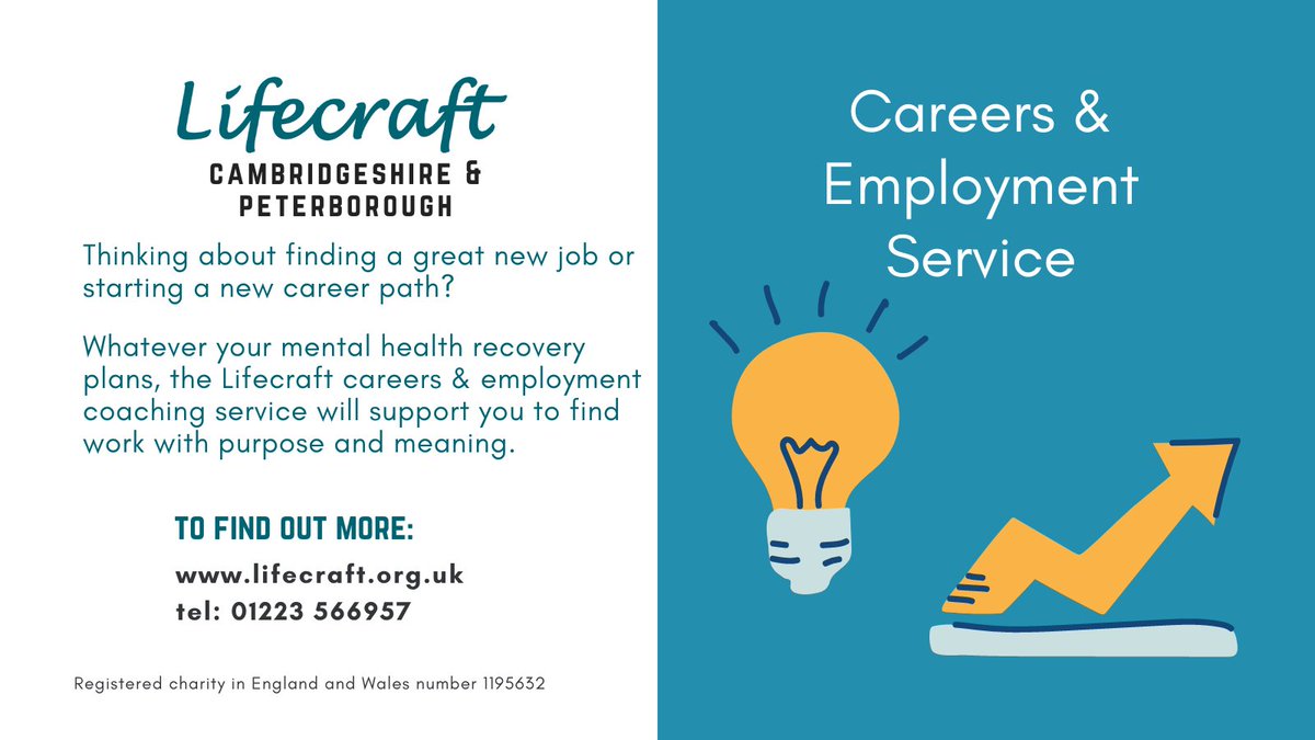 LifecraftCP's tweet photo. Is 2023 the year you want to start volunteering or get a new job as you recover from mental health difficulties? If so, our Career and Employment Coaching service can support you on your journey. More information: https://t.co/T6Ty7N7CSX 

#MentalHealth #Career https://t.co/kmgqNAIBgb