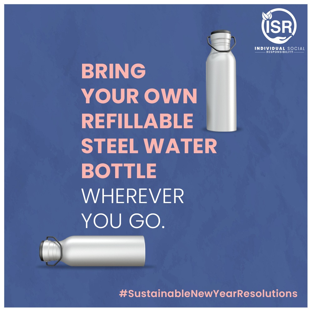 IsrMovement's tweet photo. Keep yourself hydrated with the right practices.

#SustainableNewYearResolutions #ReusableBottles #SteelBottle  #SustainableSwaps #EndOfTheSeason #BetheChange #ISRMovement #IndividualSocialResponsibility #Sustainable #SustainableLiving #Environment #EcoLife  #NewYearResolution https://t.co/ABw6e8Tcp0