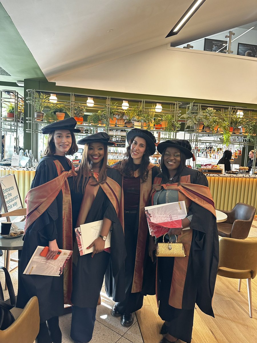 Chinwe Onuegbu, PhD (@chinwe_onuegbu) on Twitter photo Here’s an expression of pure love and friendship between my #PhD colleagues and I. We had each other’s back (still do), and have now graduated together! Cheers 💐🥂. #phdlife #PhDone
#WomenSupportingWomen
<a href="/SEstechaQuerol/">Sara Estecha Querol</a> <a href="/AnaIrache/">Ana Irache</a> <a href="/DrMaryOsuh/">Mary Osuh, Ph.D.</a> <a href="/WarwickGlobal/">Warwick Centre for Global Health</a> <a href="/warwickmed/">Warwick Med School</a> <a href="/WMS_RD/">WMS Research Degrees</a> Here’s an expression of pure love and friendship between my #PhD colleagues and I. We had each other’s back (still do), and have now graduated together! Cheers 💐🥂. #phdlife #PhDone
#WomenSupportingWomen
<a href="/SEstechaQuerol/">Sara Estecha Querol</a> <a href="/AnaIrache/">Ana Irache</a> <a href="/DrMaryOsuh/">Mary Osuh, Ph.D.</a> <a href="/WarwickGlobal/">Warwick Centre for Global Health</a> <a href="/warwickmed/">Warwick Med School</a> <a href="/WMS_RD/">WMS Research Degrees</a>