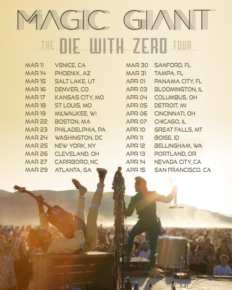 magicgiant's tweet photo. Calling all Misfits! Official bat signal🦇 is in the sky. If you see it, we're coming. If you don't, get in the car and meet us at the next town over 🚗
…
Please give a warm welcome to the Die with Zero Tour Class of Spring 2023 Recipients #diewithzero #noregrets #rulenumber76 https://t.co/WFvnfhcIks