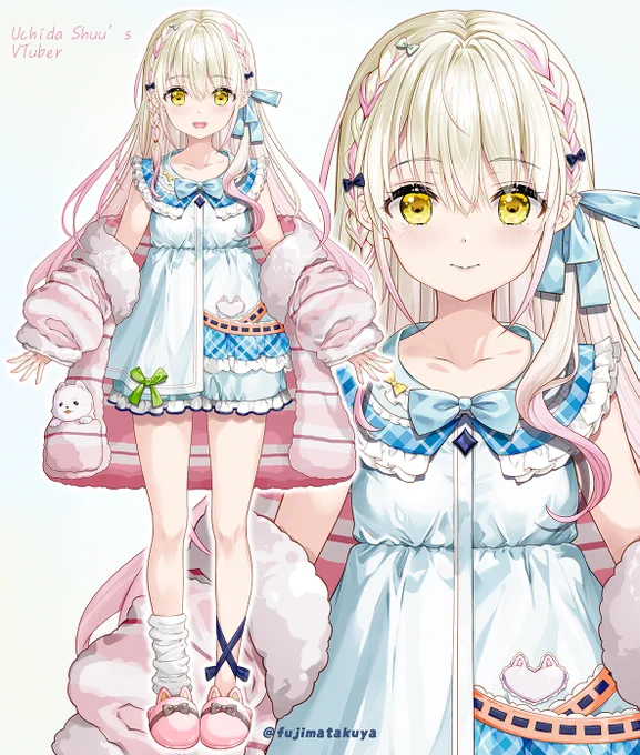 声優 "内田 秀" さんのVTuberの体をデザインさせていただきました^_^秀さんの好きな物をいっぱい詰め込みましたよ☆かわいく動くのでぜひチャンネルをチェックしてみてください! 