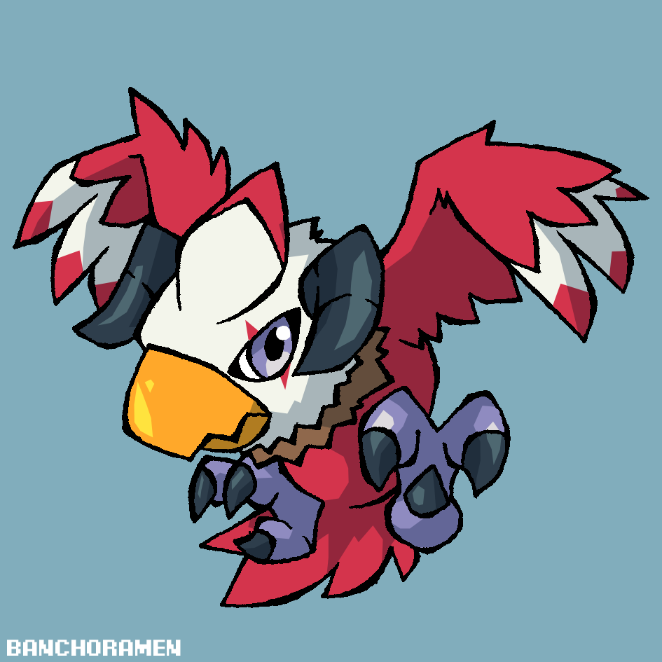 bancho_ramen's tweet photo. Random Digimon Ver. 2023 4/???

#digimon #DigimonGhostGame #digimonsurvive #aquilamon #dorumon #airdramon #reppamon #chibiart #myart #digital #traditional #fanart https://t.co/25Atc4qIqa