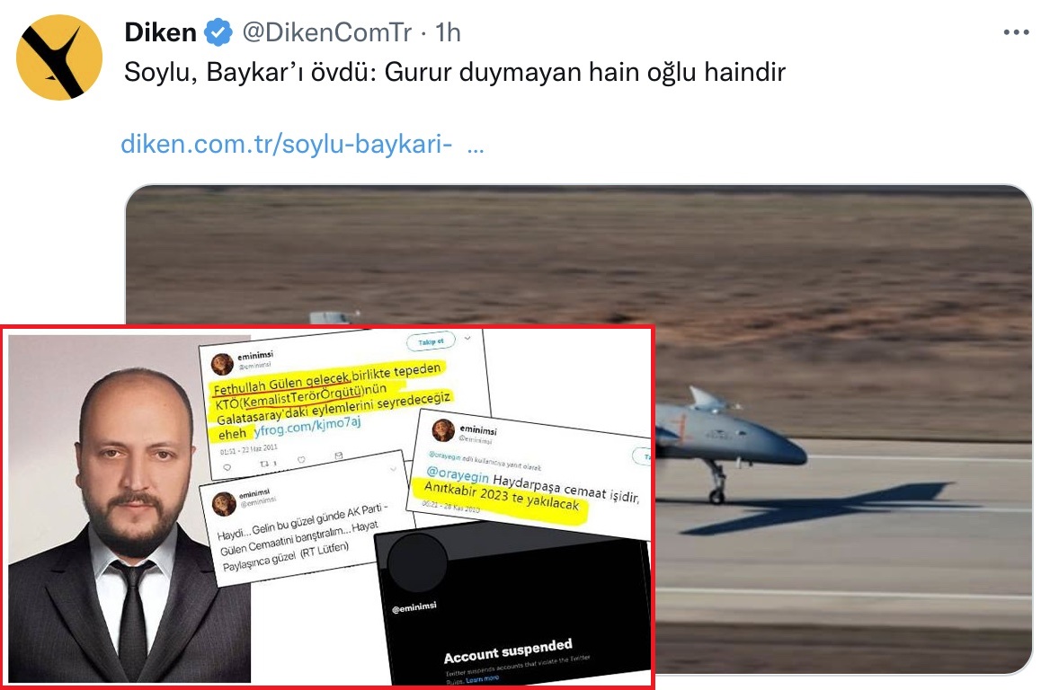 FotoHaber - Anıtkabir'i yakmak isteyen bir AK Troll'ü kendisine danışman yapıp milyonlarca TL'lik ihalelerle ihya eden olan Süleyman Soylu, kimlerin hain olduğunu açıklıyor. Dinliyoruz... zaytung.com/fotohaberdetay…