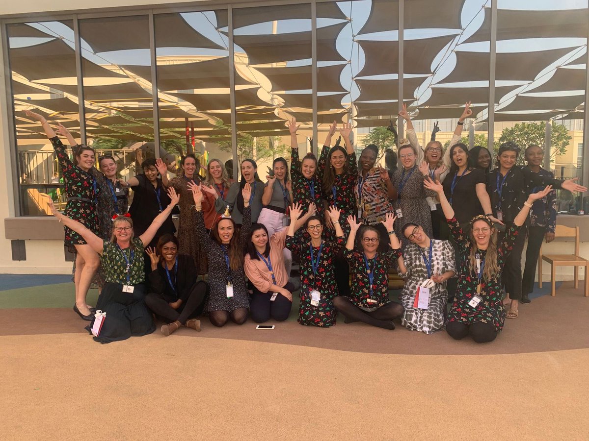 MissHurlow's tweet photo. Day one of @KHDA inspection complete ✅ finally getting to show off this fabulous team 🙌💪 #eyfs #inspection #THEcall #inthebag https://t.co/Yj4wtUXa2G