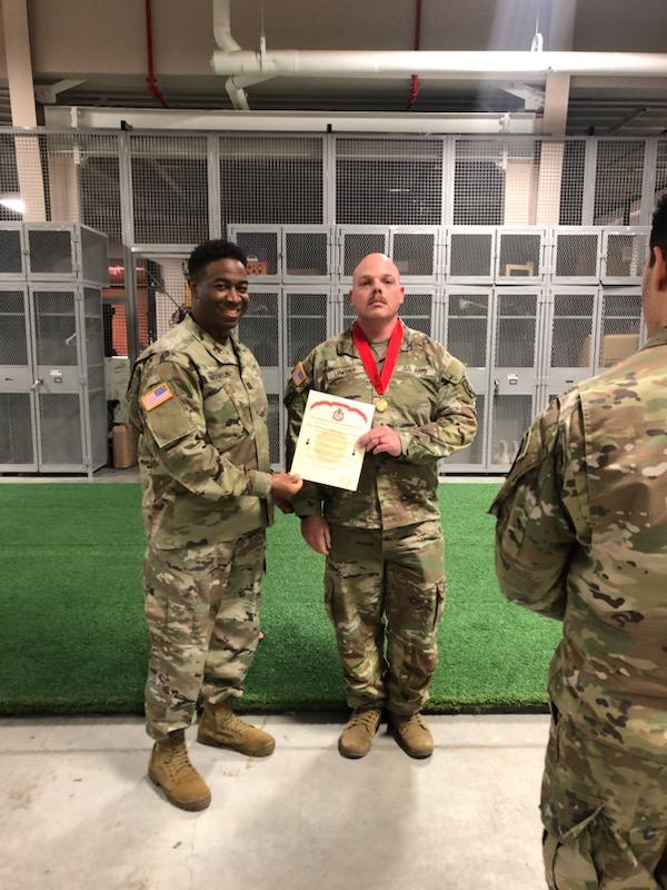 Congratulations to Chief Lowther of Ghost FSC for receiving the Ordnance Order of Samuel Sharpe! #ROTL #courageandhonor #ClimbToGlory #MountainTough #commando #skilledcompetency