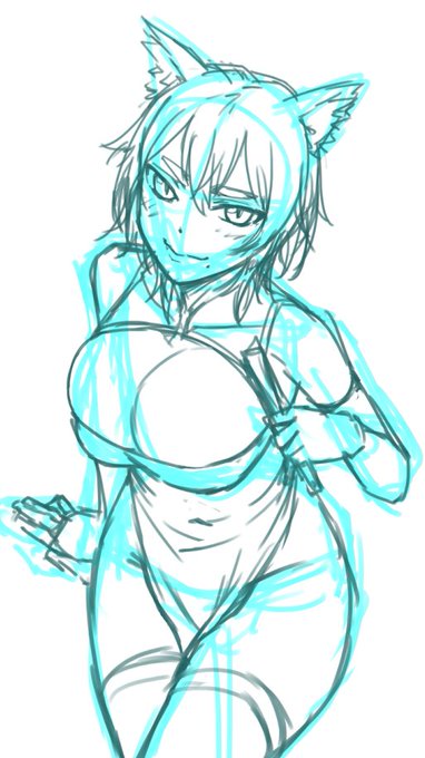 えっちなチャイナ服のラフはあるんだよ
https://t.co/rWPCGD2Dx7 