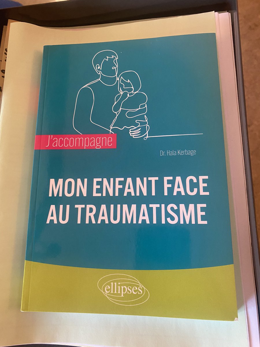 Bravo à ma collègue et amie @halakerbage pour son magnifique livre pour tous les parents et professionnels qui accompagnent les jeunes victimes de traumatismes <a href="/CHU_Montpellier/">CHU de Montpellier</a> <a href="/Ellipses_Off/">Éditions Ellipses</a> <a href="/Ouakil8/">Diane Purper-Ouakil</a>