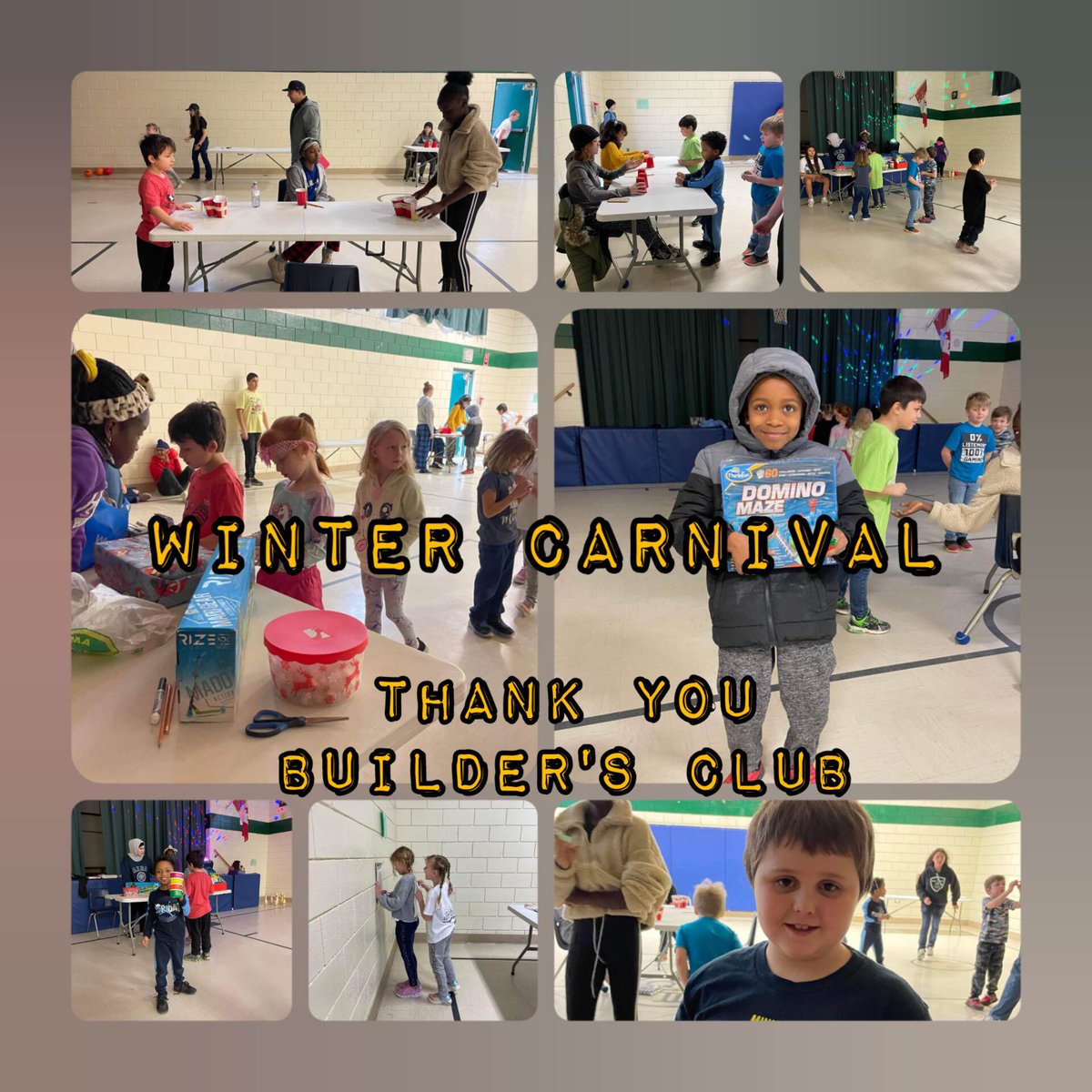 A BIG THANK YOU! To our intermediate Builder's Club and Mr. Ainsworth for hosting another terrific school event. It was a great chance for knights to unite to connect and have fun with one another.