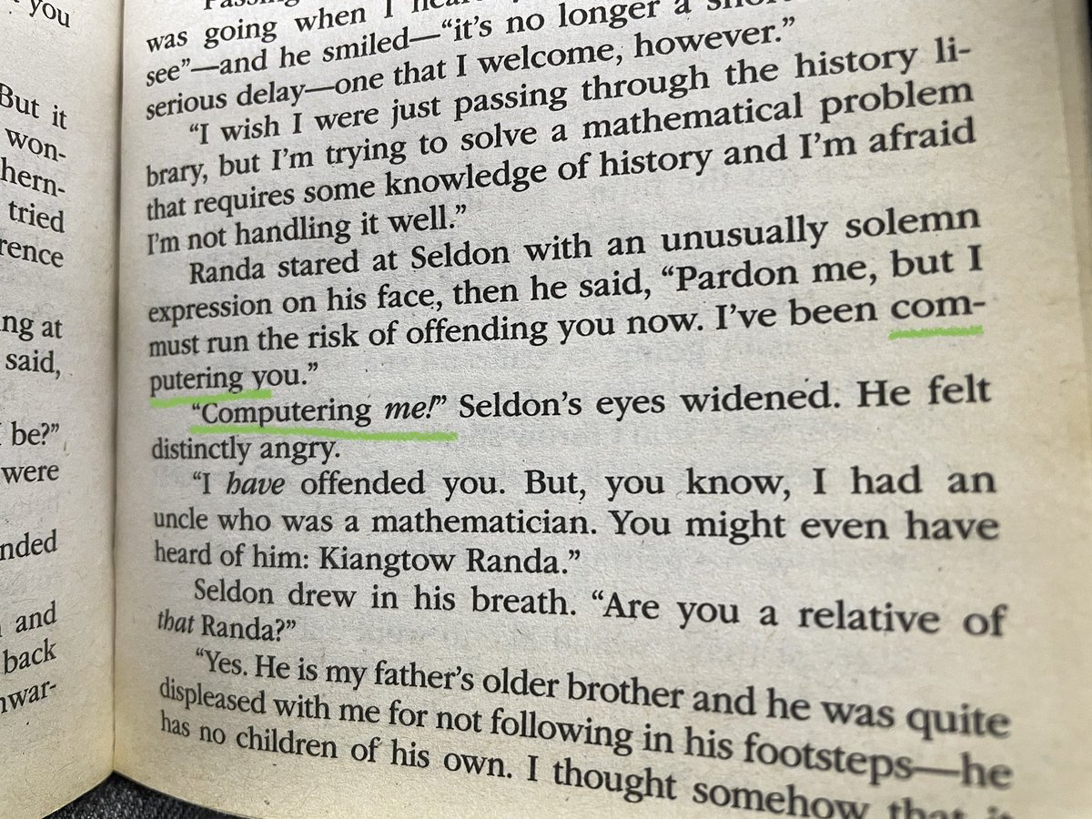 An Asimov reference to being “googled” in 1988.