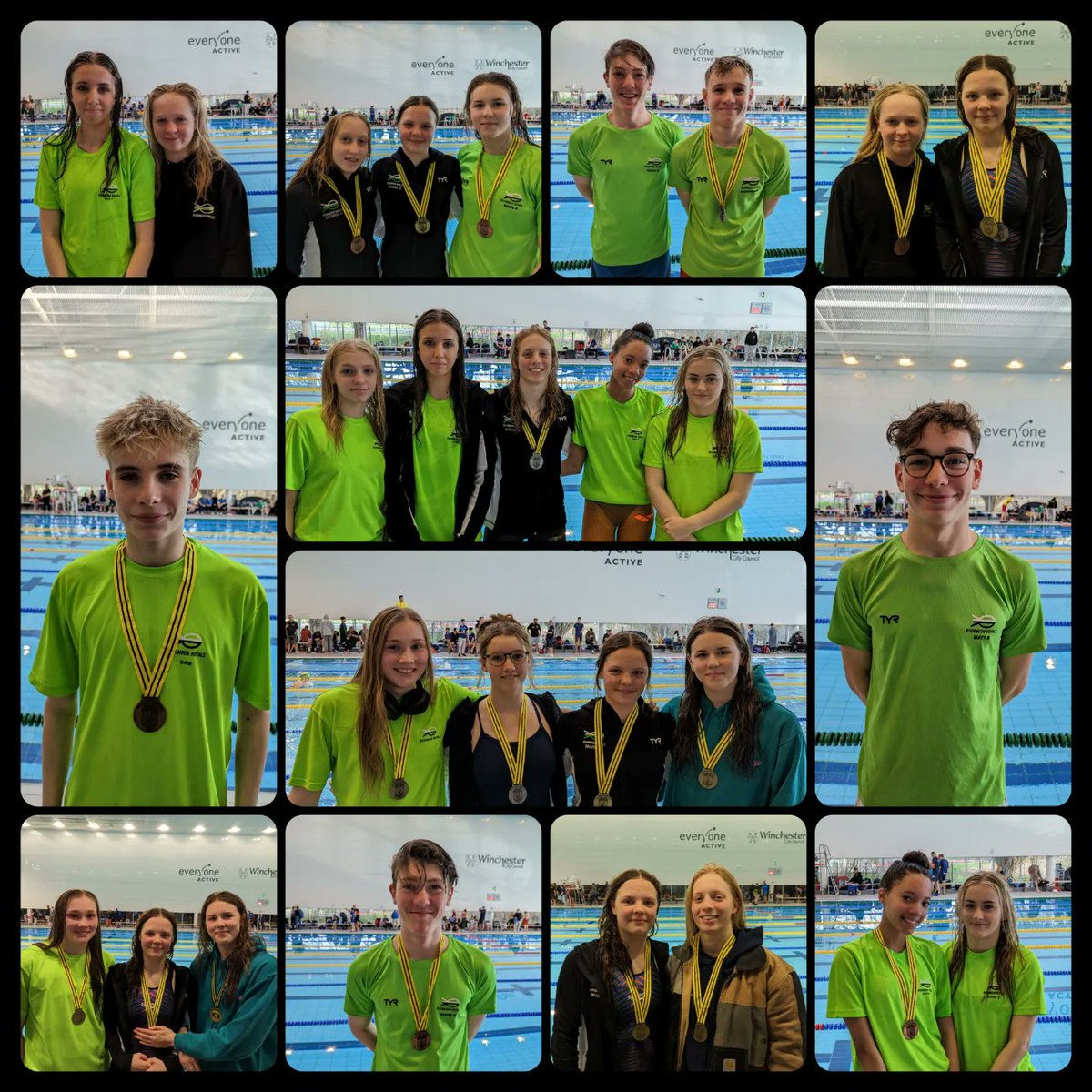 RoyalsSC's tweet photo. The team spirit on show throughout the weekend was outstanding to see and hear as the #greenteam put on a great performance!

Bring on the next weekend!

#GreenTeam #royalfamily #hampshire #counties #swimming https://t.co/Ss2Xq9UXsM
