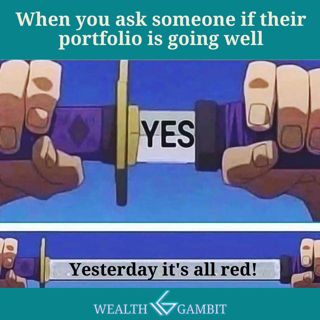 WealthGambit's tweet photo. Looks like my portfolio is taking a bear-ly acceptable hit in the stock market. 🥲😩 #stockmarket #stockportmums #bearish #allredeverything #wealthgambit https://t.co/vEOX6tbvL1