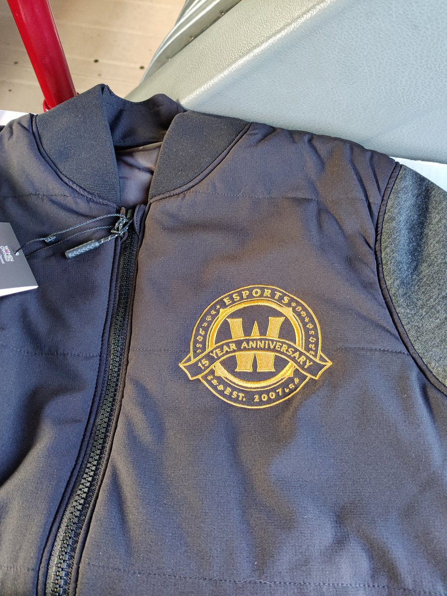 DaGuyd's tweet image. Finally received my awesome gift from @WoWEsports. Genuinely love wearing it, so awesome ❤️