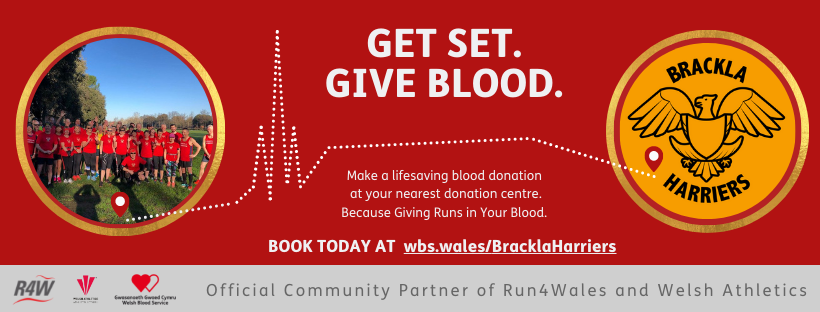 Welsh Blood Service is coming to Bridgend &amp; we need your help! Why not come along we'd love to meet you. Did u know only 3% of the population are Blood Donors.
💪 The best way to get your blood pumping?
💉 Donate blood and help save lives across Wales
👉 wbs.wales/BracklaHarriers