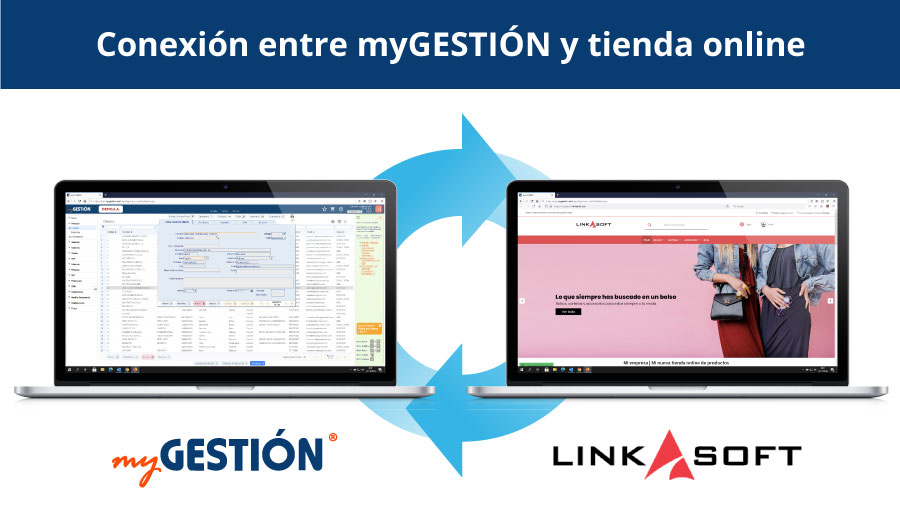 Conecta la tienda online <a href="/linkasoft/">Linkasoft</a> con myGESTIÓN y sincroniza datos de:

🔹Clientes
🔹Artículos, stock, familias, subfamilias y marcas
🔹Pedidos

👉mygestion.com/blog/conector-…