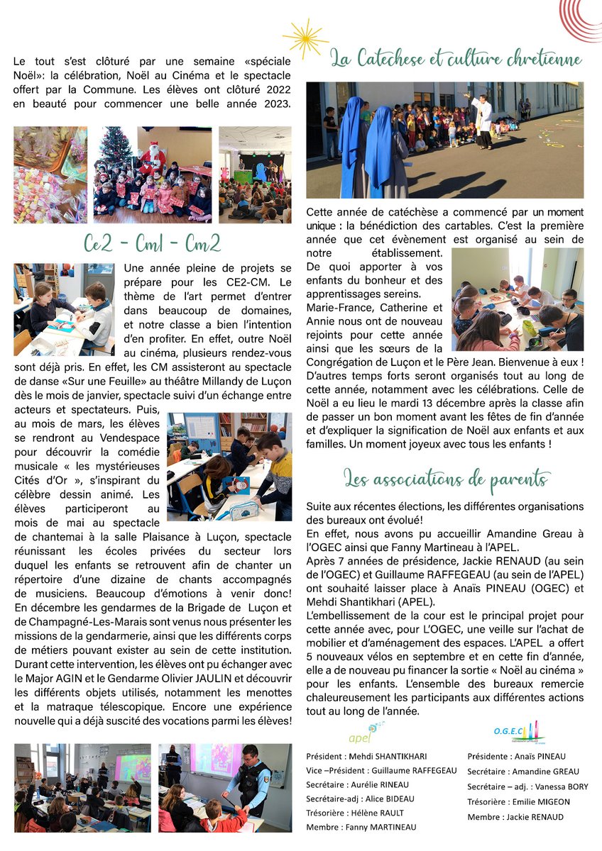 Ecole_SteMarie's tweet photo. 📰 Avez-vous lu notre 4e édition du Petit Ecolier ?
Retrouvez-le sur notre site internet : https://t.co/tA3hFrojAW
Bonne lecture !!! https://t.co/GFGoAqBYQL