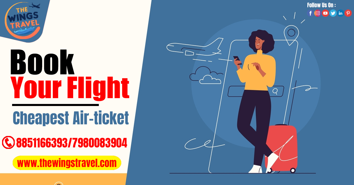 ✓ Book cheap flights with The Wings Travel
✓ Find the lowest price 
✓ Fast & easy booking 
✓ Find out more now.
Call Us Today:
8851166393
7980083904

#thewingstravel #flightbooking #travel #flight #booking #travelling #cheapflights #flights #flightdeal