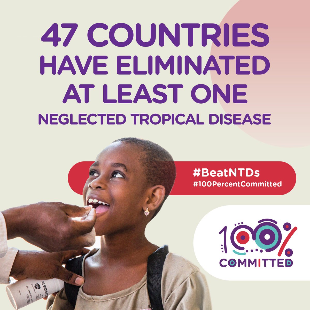 DeNeglect's tweet photo. Incredible progress has been made to #BeatNTDs.

But COVID-19 has affected NTD programmes &amp; funding is required to recover.

On #WorldNTDDay we urge leaders to be #100percentCommitted to ending NTDs, sign the Kigali Declaration and make commitments https://t.co/0SIJd08YlN