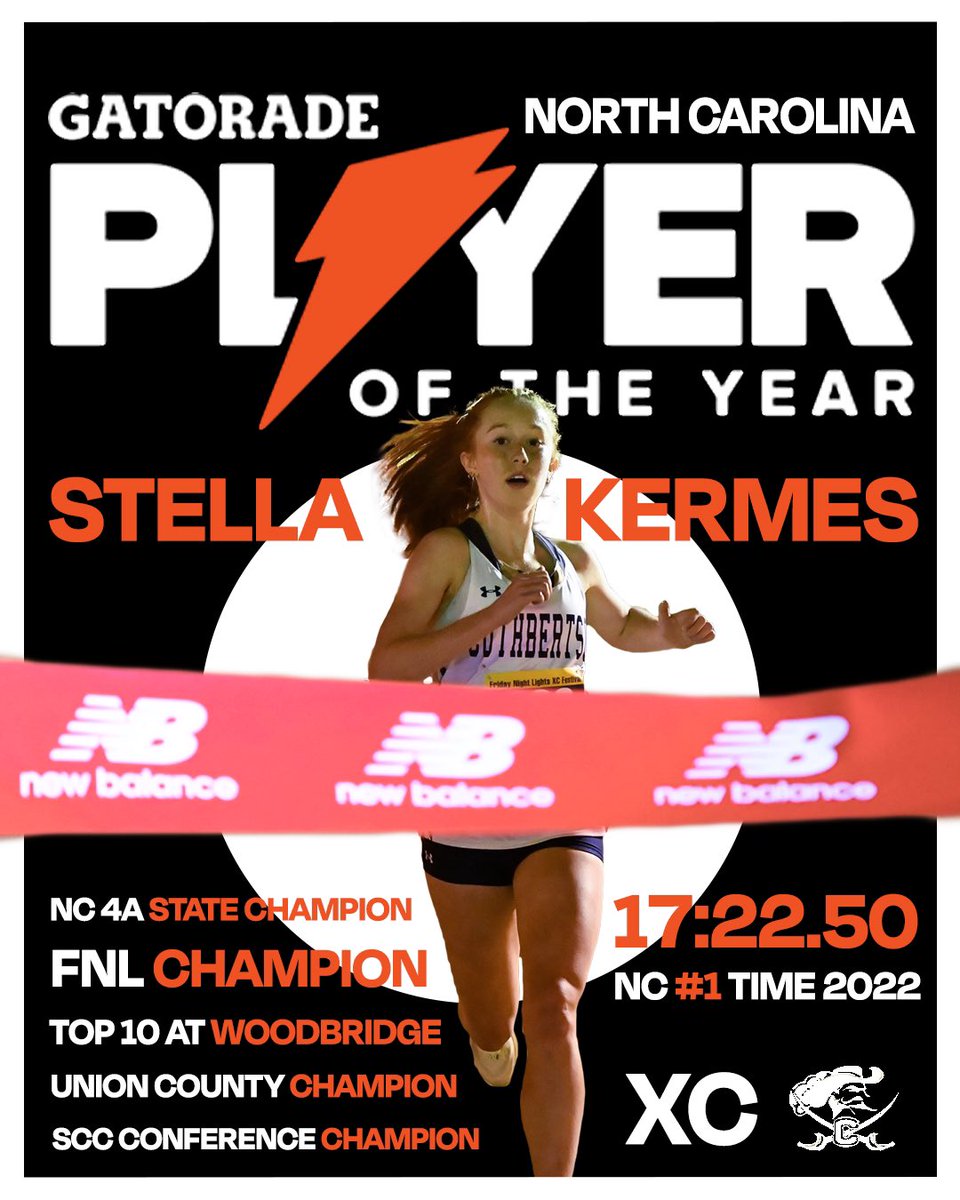 xccoachwalsh's tweet photo. Congratulations Stella!!

2022-2023 Gatorade Player of the Year
North Carolina Girls Cross Country

@NCRunners @CHS_Cavs @KermesStella https://t.co/7RbFgPoFwD
