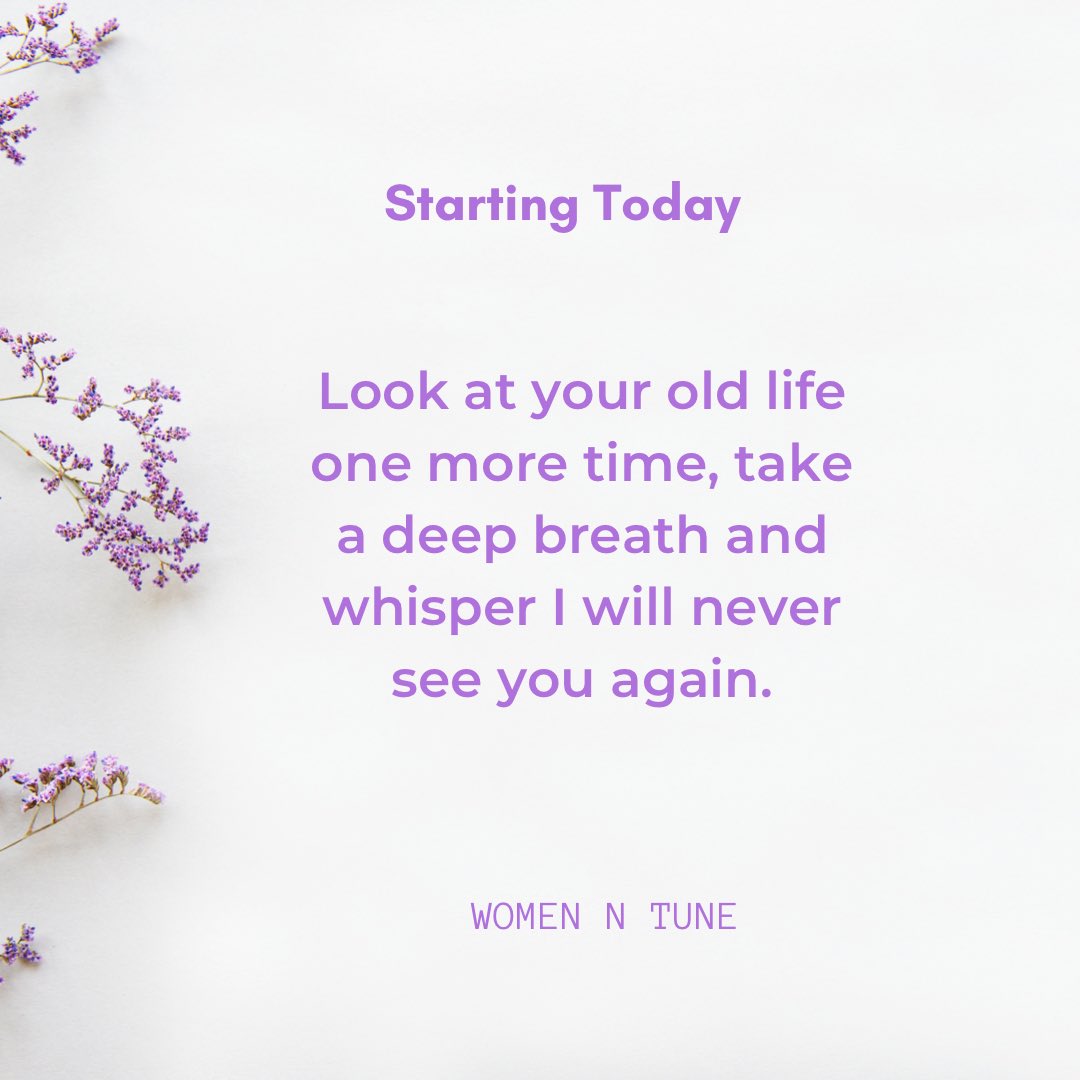 TuneWomen's tweet photo. It’s good to start over. It will be scary, but you will see what you’re really made of; it’s the best opportunity to achieve what you never thought you could.💜
.
.
.
#womenntune #yourdestiny
#womensupportingwomen
#newlife
#positiveblackwomen #confidence #selflove https://t.co/XYieZPTGfb