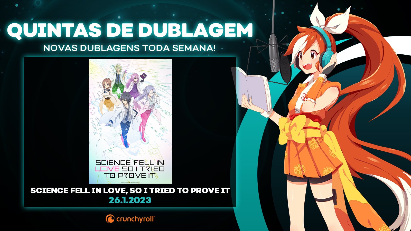 Science Fell in Love: 1ª temporada chega dublada à Crunchyroll