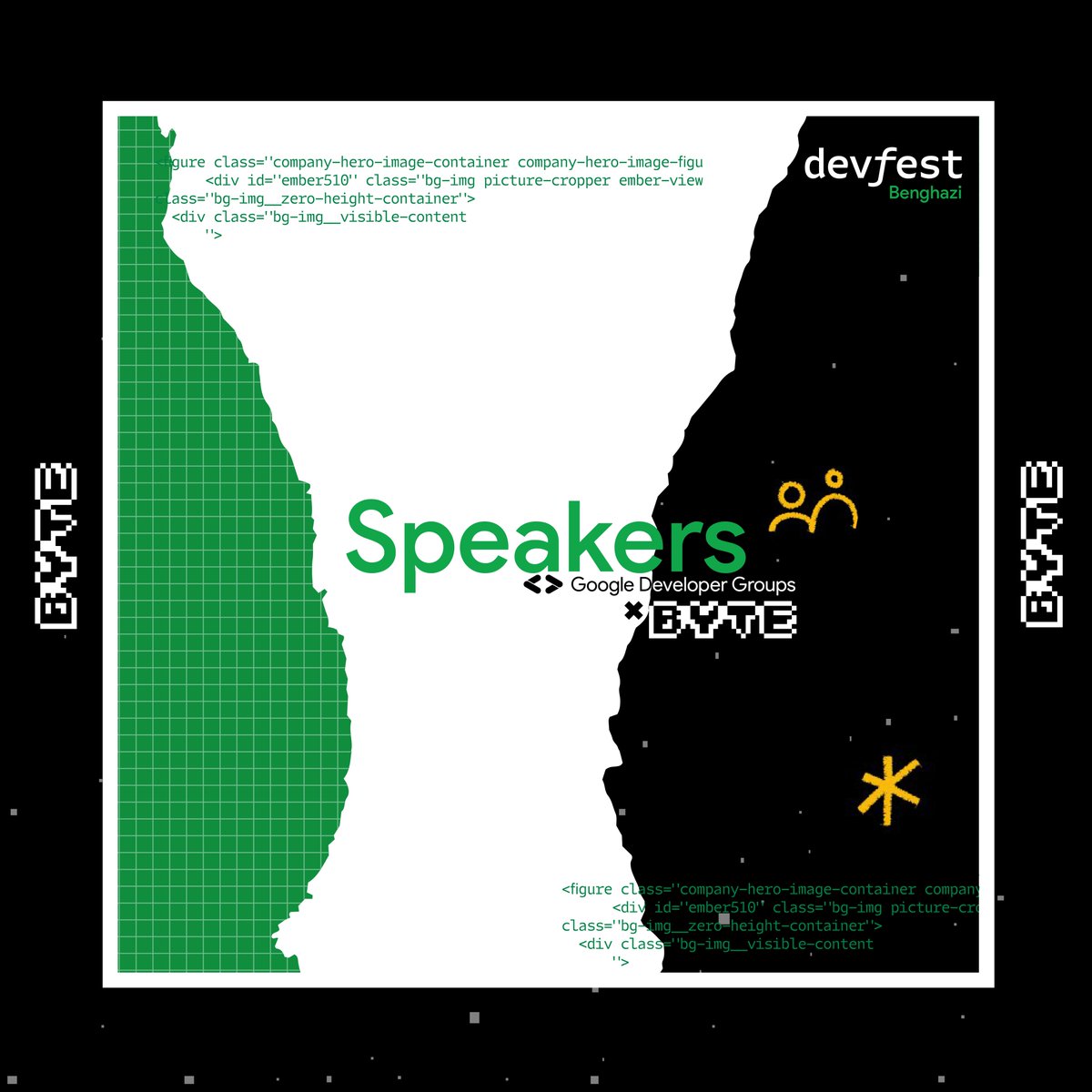 BYTE_NGO's tweet photo. Our speakers at #DevFest #Benghazi 🎤 
 
The topics!
- Digitalization of Benghazi "Panel Discussion"
- Flutter 
- Web Development 
- Cloud Computing 
- Firebase 
- Web3 
- Women TechMakers WTM program 
- Data Science
- Startup Showcase

#Andriod #Web #DataAnalyist #Cloud #flutter https://t.co/LWK5jrJWmE