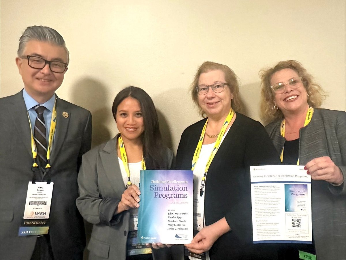 Janice C. Palaganas (@jcpalaganas) on Twitter photo Get your copy now at the Wolters Kluwer booth! 25% off during IMSH <a href="/Haruokuda/">Haru Okuda</a> <a href="/UTACONMOOC/">Dr. Beth Mancini</a> <a href="/maxisworthy/">Juli Maxworthy</a> #Definingexcellenceinsimulation Get your copy now at the Wolters Kluwer booth! 25% off during IMSH <a href="/Haruokuda/">Haru Okuda</a> <a href="/UTACONMOOC/">Dr. Beth Mancini</a> <a href="/maxisworthy/">Juli Maxworthy</a> #Definingexcellenceinsimulation